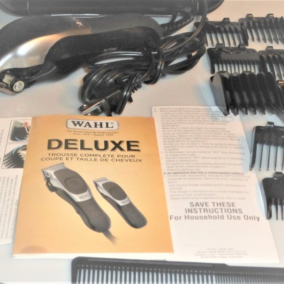 Wahl DELUXE Electric Haircutting & TRIMMING KIT Men's Shaver Beard Trimmer - Picture 2 of 14